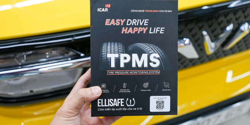 Cảm Biến Áp Suất Lốp VF3 ICAR Ellisafe C340: Trang Bị An Toàn "Bắt Buộc" Cho Xe Điện