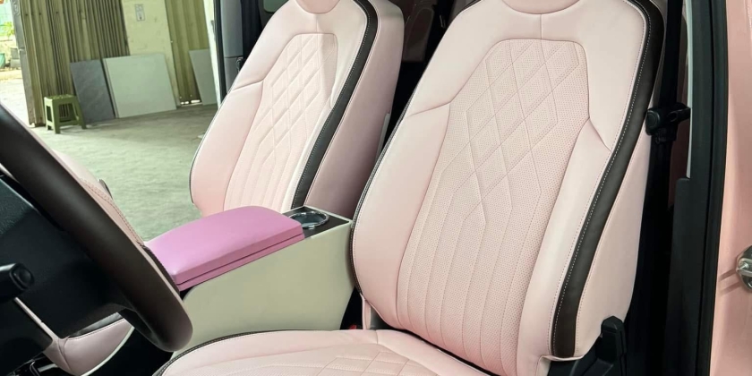 Nội Thất Da VF3 Full Màu Kem: Xu Hướng Nâng Tầm Đẳng Cấp và Mẹo Vặt "Sống Chung" Với Vết Bẩn