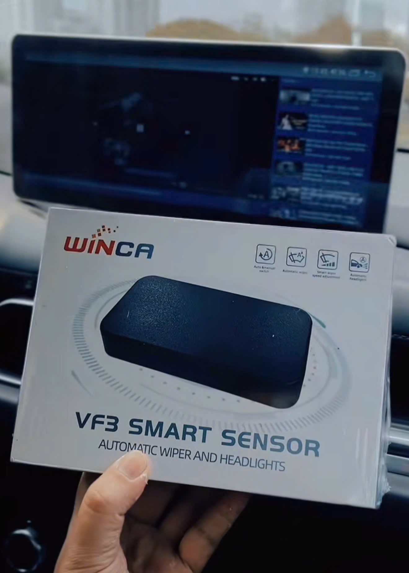 Cảm biến đèn và gạt mưa VF3 – WINCA VF3 Smart senso