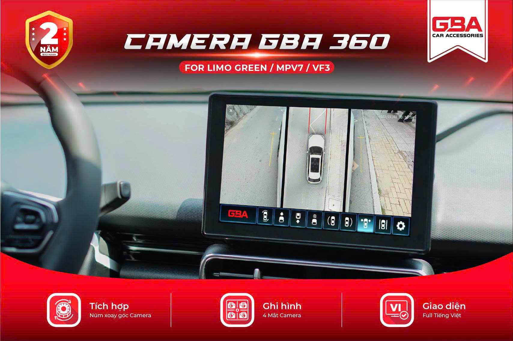 Camera 360 độ Vinfast VF3 Icar Elliview