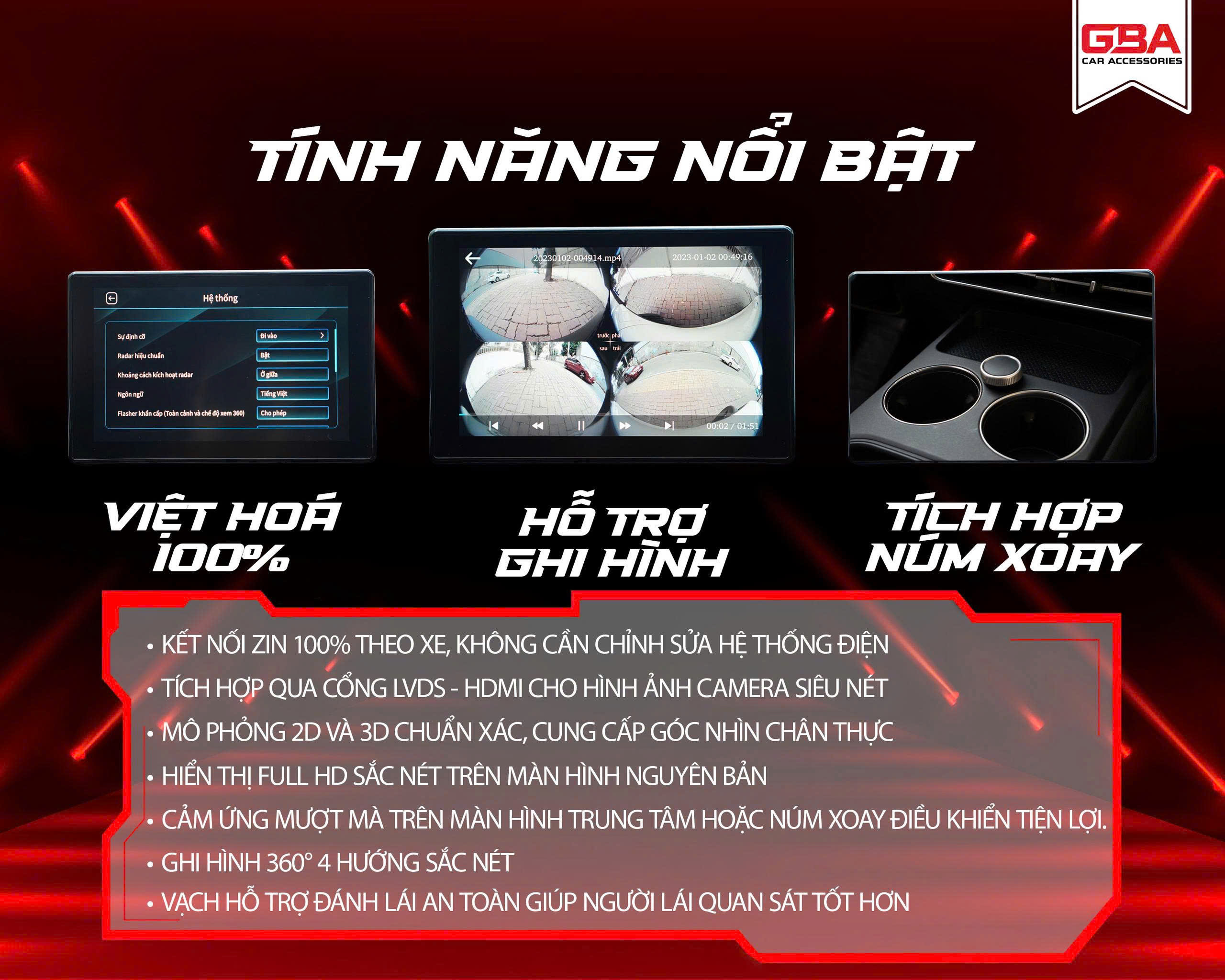 Camera 360 độ Vinfast VF3 Icar Elliview