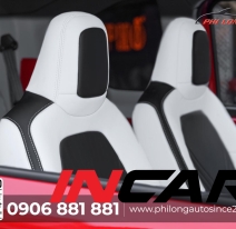 Ghế da VF3 ( Phối trắng và đen )