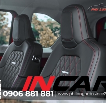Ghế da VF3 Lavor ( Đen chỉ đỏ )