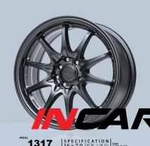 MÂM MẪU RAYS 1317 SATIN BLACK 16″