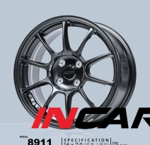 MÂM MẪU RAYS 8911 SATIN BLACK 16″