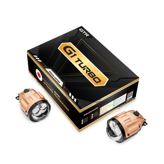 Đèn bi gầm VF3 GTR G1 Turbo ( Tích hợp mắt quỷ )