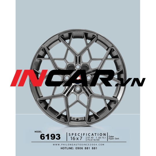 MÂM MẪU 6193 HYPER DARK 16″