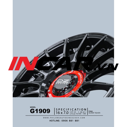 MÂM MẪU G1090 GLOSSY BLACK 16″