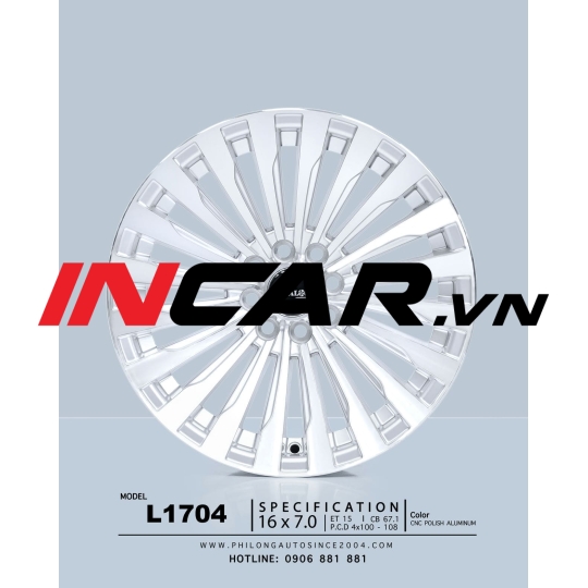 MÂM MẪU L1704 CNC 16″