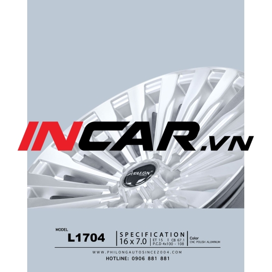 MÂM MẪU L1704 CNC 16″