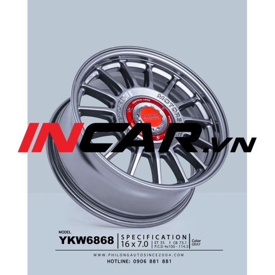 MÂM MẪU YKW6868 GRAY 16″