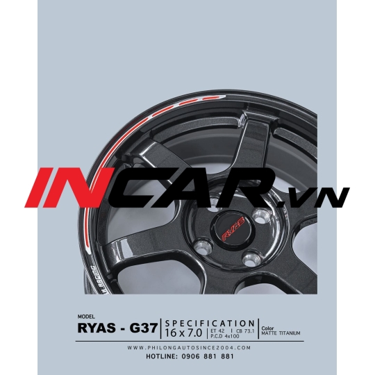 MÂM MẪU RYAS G37 16″