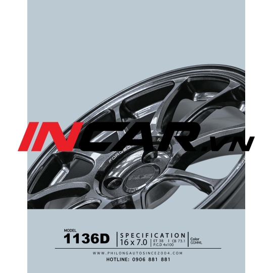 MÂM MẪU 1136D GGMML 16″