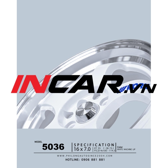 Mâm 16 inch – 5036 ( Trắng )