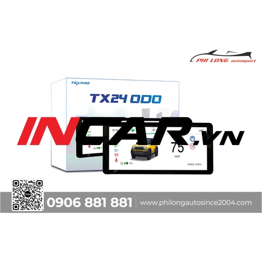 Màn hình  ODO VF3 Texpad TX24 ( Tích hợp cảm biến lốp )