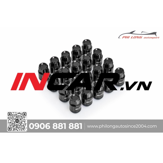 Ốc Blox Racing Đen ( Bộ 16 ốc )