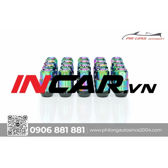 Ốc Blox Racing Chrome 7 màu ( Bộ 16 ốc )
