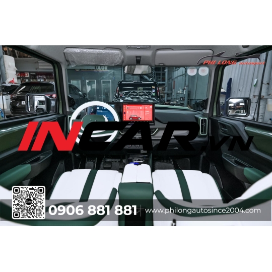 Ghế da VF3 ( Phối trắng và xanh rêu )