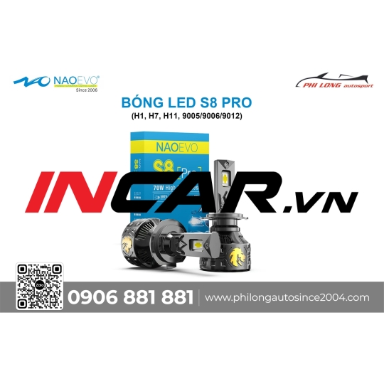 Bóng led VF3 – Naoevo S8 Pro H7