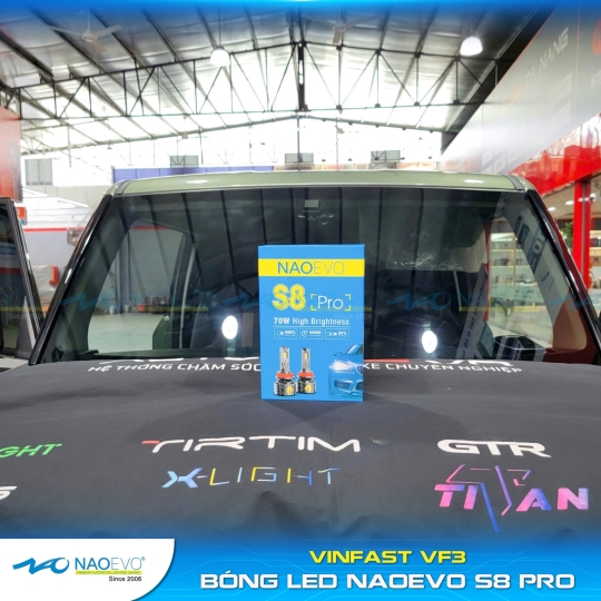 Bóng led VF3 – Naoevo S8 Pro H7