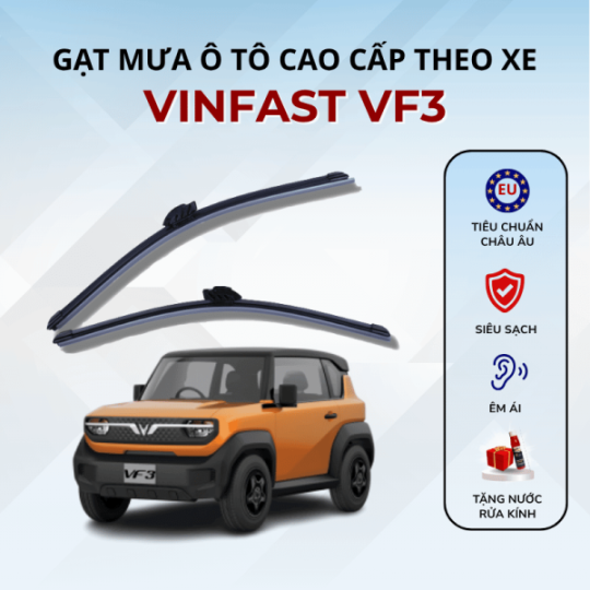 Gạt mưa Vinfast VF3 cao cấp  PIAA Nhật Bản