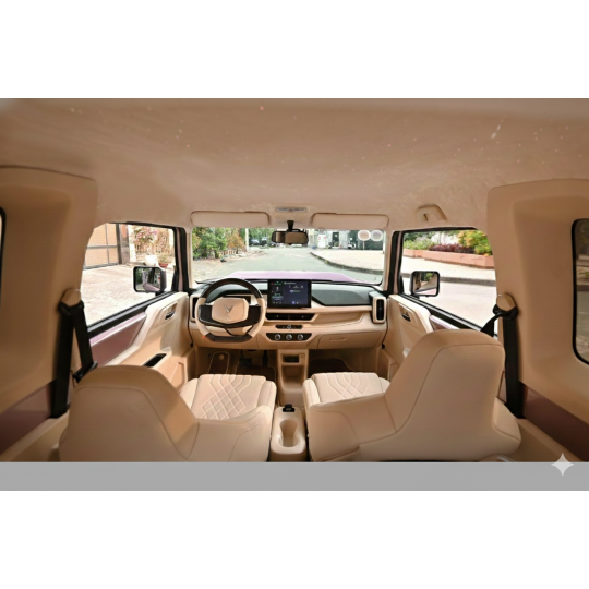 Nội thất da VF3 ( Full màu Kem )