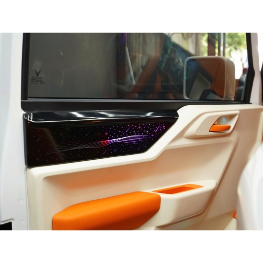 Led nội thất theo xe VF3 ( Hoa văn thiên hà )