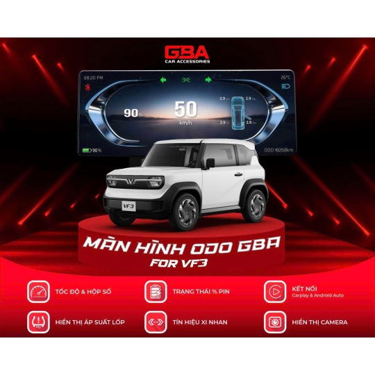 Màn Hình ODO GBA VF3 CARPLAY