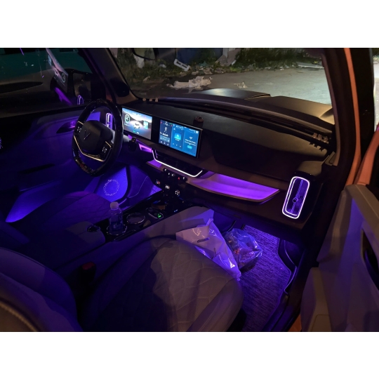 Led nội thất theo xe VF3 ( Hoa văn thiên hà )