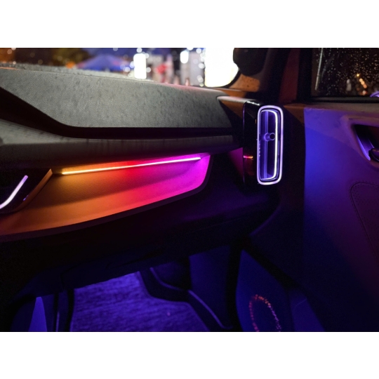 Led nội thất theo xe VF3 ( Hoa văn thiên hà )