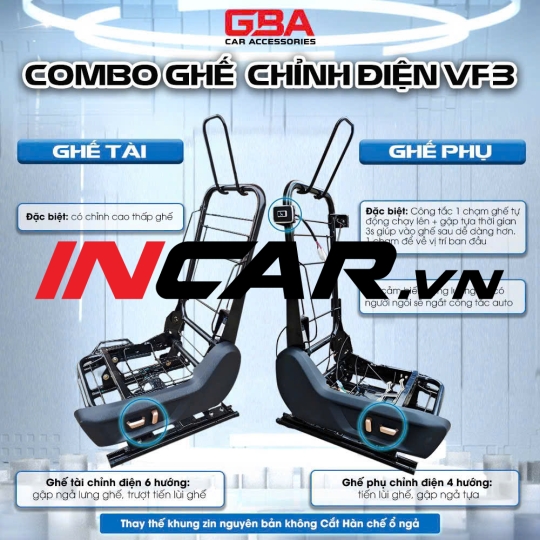 Nâng cấp ghế Vinfast VF3