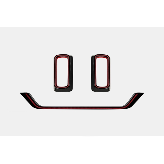 Led nội thất theo xe VF3 ( Hoa văn quang học )