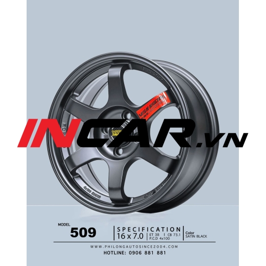 MÂM MẪU 509 SATIN BLACK 16″