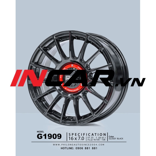 MÂM MẪU G1090 GLOSSY BLACK 16″