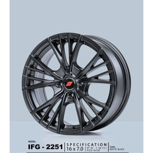 MÂM MẪU IFG 2251 MATTE BLACK 16″