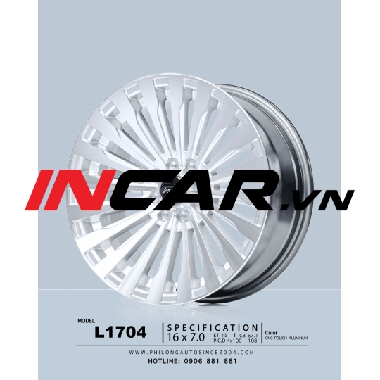 MÂM MẪU L1704 CNC 16″