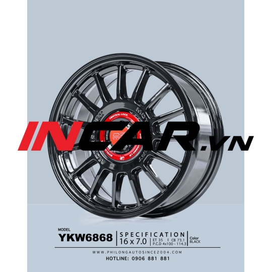 MÂM MẪU YKW6868 BLACK 16″