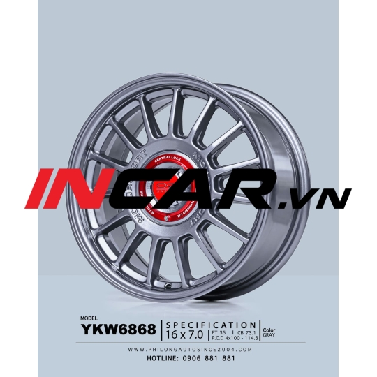 MÂM MẪU YKW6868 GRAY 16″