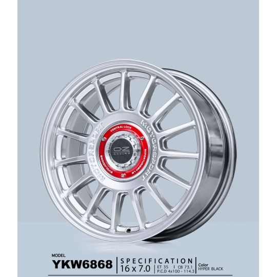 MÂM MẪU YKW6868 HYPER BLACK 16″