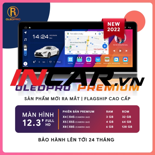 Màn Hình Android OLEDPRO Premium 12.3 inch 2022