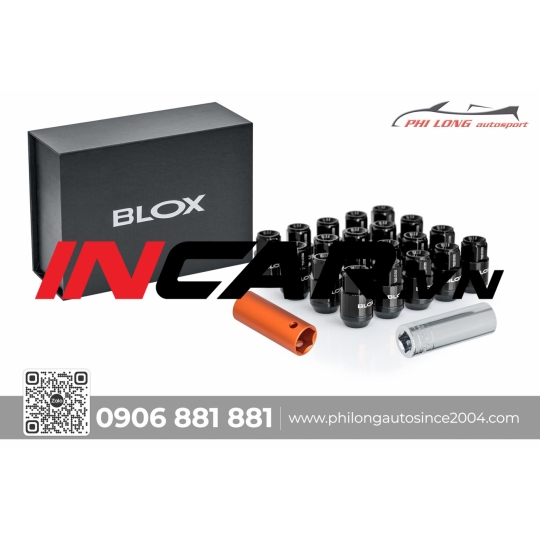 Ốc Blox Racing Đen ( Bộ 16 ốc )