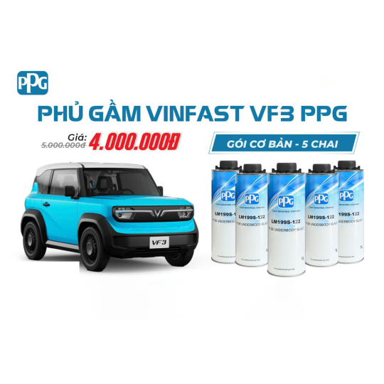 PHỦ GẦM VINFAST VF3 PPG GÓI CƠ BẢN