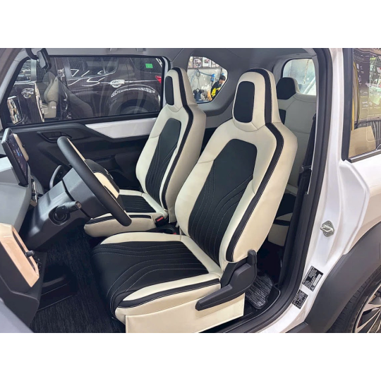 Ghế da VF3 ( Phối trắng và đen )