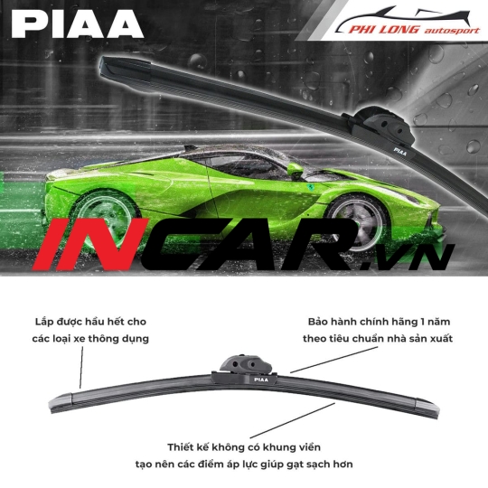 Gạt mưa Vinfast VF3 cao cấp  PIAA Nhật Bản