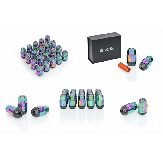 Ốc Blox Racing Chrome 7 màu ( Bộ 16 ốc )