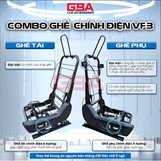 Ghế điện VF3 GBA